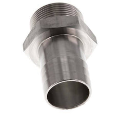 G 1 1/2'' Außengewinde x 38 mm Schlauchanschluss aus Edelstahl 40 bar