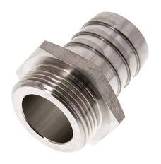 G 1 1/4'' Außengewinde x 32 mm Schlauchanschluss aus Edelstahl 40 bar