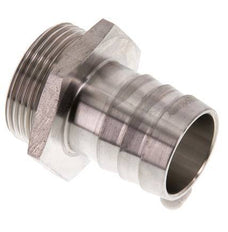 G 1 1/4'' Außengewinde x 32 mm Schlauchanschluss aus Edelstahl 40 bar