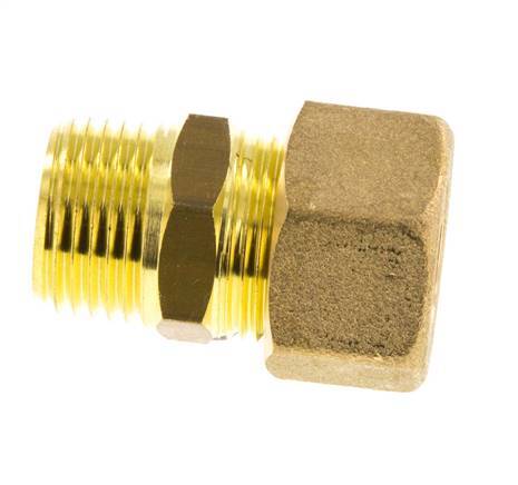 R 1/2'' Male x 16mm Brass Straight Compression Fitting 76 Bar DIN EN 1254-2