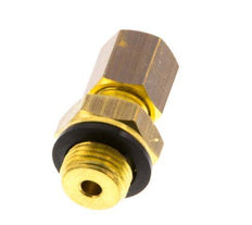 G 1/8'' Male x 4mm Brass Straight Compression Fitting with PA Seal 150 Bar DIN EN 1254-2 [2 Pieces]