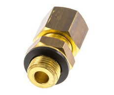 G 1/8'' Male x 6mm Brass Straight Compression Fitting with PA Seal 150 Bar DIN EN 1254-2 [2 Pieces]