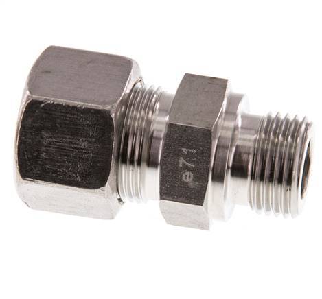 G 1/2'' Male x 16S Stainless steel Straight Compression Fitting 400 Bar DIN 2353