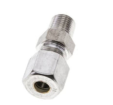 1/4'' NPT Male x 8S Stainless steel Straight Compression Fitting 630 Bar DIN 2353