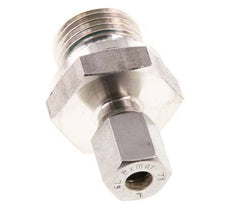 G 1/2'' Außengewinde x 6L Edelstahl-Kompressionsverschraubung mit FKM-Dichtung 315 bar DIN 2353