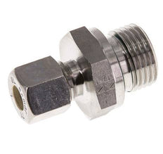 G 1/2'' Außengewinde x 8L Edelstahl-Kompressionsverschraubung mit FKM-Dichtung 315 bar DIN 2353