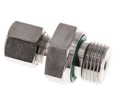 G 1/2'' Außengewinde x 8S Edelstahl-Kompressionsverschraubung mit FKM-Dichtung 630 bar DIN 2353