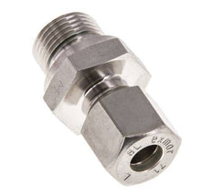 G 1/2'' Außengewinde x 18L Edelstahl-Kompressionsverschraubung mit FKM-Dichtung 315 bar DIN 2353