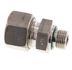G 1/2'' Außengewinde x 20S Edelstahl-Kompressionsverschraubung mit FKM-Dichtung 400 bar DIN 2353