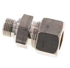 G 1/2'' Außengewinde x 20S Edelstahl-Kompressionsverschraubung mit FKM-Dichtung 400 bar DIN 2353