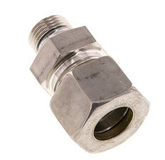 G 1/2'' Außengewinde x 20S Edelstahl-Kompressionsverschraubung mit FKM-Dichtung 400 bar DIN 2353