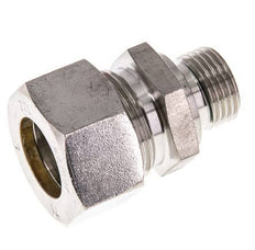 G 1/2'' Außengewinde x 22L Edelstahl-Kompressionsverschraubung mit FKM-Dichtung 160 bar DIN 2353