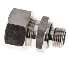 G 1/2'' Außengewinde x 22L Edelstahl-Kompressionsverschraubung mit FKM-Dichtung 160 bar DIN 2353