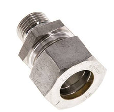 G 1/2'' Außengewinde x 22L Edelstahl-Kompressionsverschraubung mit FKM-Dichtung 160 bar DIN 2353