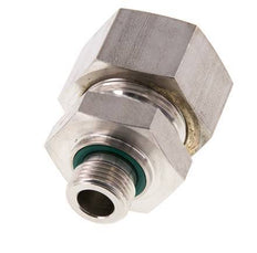 G 1/2'' Außengewinde x 25S Edelstahl-Kompressionsverschraubung mit FKM-Dichtung 400 bar DIN 2353