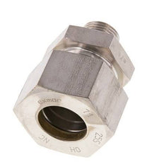 G 1/2'' Außengewinde x 25S Edelstahl-Kompressionsverschraubung mit FKM-Dichtung 400 bar DIN 2353