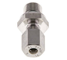 G 1/4'' Außengewinde x 6L Edelstahl-Kompressionsverschraubung mit FKM-Dichtung 315 bar DIN 2353