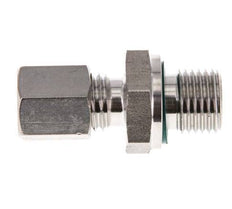 G 1/4'' Außengewinde x 6L Edelstahl-Kompressionsverschraubung mit FKM-Dichtung 315 bar DIN 2353