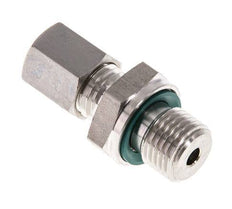 G 1/4'' Außengewinde x 6L Edelstahl-Kompressionsverschraubung mit FKM-Dichtung 315 bar DIN 2353