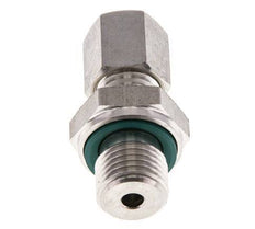 G 1/4'' Außengewinde x 6L Edelstahl-Kompressionsverschraubung mit FKM-Dichtung 315 bar DIN 2353