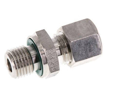 G 1/4'' Außengewinde x 8L Edelstahl-Kompressionsverschraubung mit FKM-Dichtung 315 bar DIN 2353