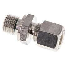 G 1/4'' Außengewinde x 8L Edelstahl-Kompressionsverschraubung mit FKM-Dichtung 315 bar DIN 2353