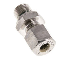 G 1/4'' Außengewinde x 8L Edelstahl-Kompressionsverschraubung mit FKM-Dichtung 315 bar DIN 2353