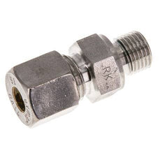 G 1/4'' Außengewinde x 8S Edelstahl-Kompressionsverschraubung mit FKM-Dichtung 630 bar DIN 2353