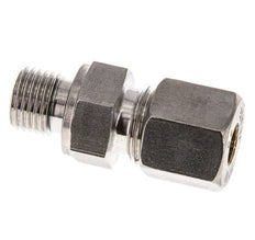 G 1/4'' Außengewinde x 8S Edelstahl-Kompressionsverschraubung mit FKM-Dichtung 630 bar DIN 2353