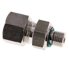 G 1/4'' Außengewinde x 12S Edelstahl-Kompressionsverschraubung mit FKM-Dichtung 630 bar DIN 2353