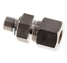 G 1/4'' Außengewinde x 12S Edelstahl-Kompressionsverschraubung mit FKM-Dichtung 630 bar DIN 2353
