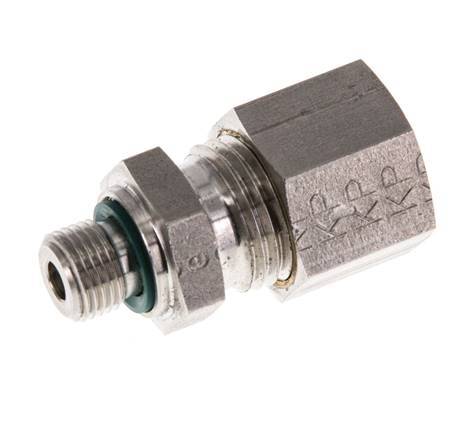 G 1/8'' Außengewinde x 10L Edelstahl-Verschraubung mit FKM-Dichtung 315 bar DIN 2353