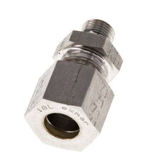 G 1/8'' Außengewinde x 10L Edelstahl-Verschraubung mit FKM-Dichtung 315 bar DIN 2353