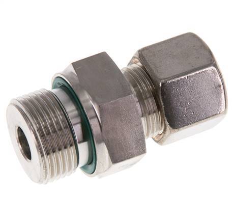G 3/4'' Außengewinde x 14S Edelstahl-Verschraubung mit FKM-Dichtung 630 bar DIN 2353