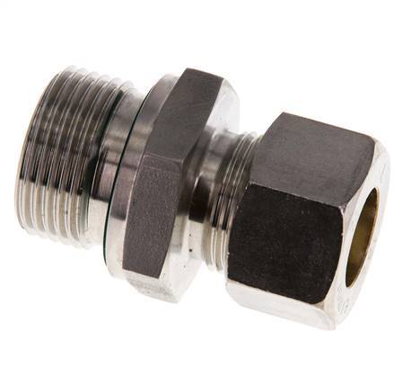 G 3/4'' Außengewinde x 15L Edelstahl Verschraubung mit FKM Dichtung 315 Bar DIN 2353