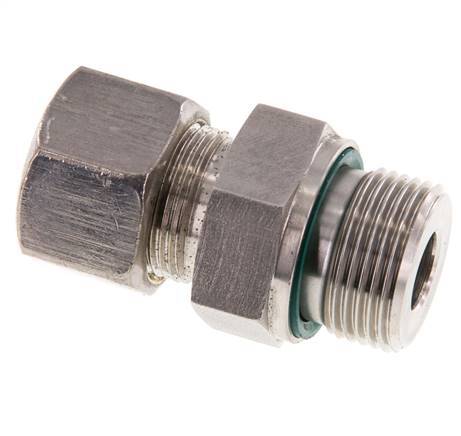 G 3/4'' Außengewinde x 16S Edelstahl-Kompressionsverschraubung mit FKM-Dichtung 400 bar DIN 2353