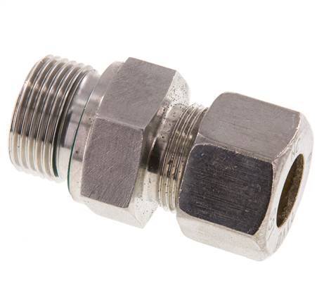 G 3/4'' Außengewinde x 16S Edelstahl-Kompressionsverschraubung mit FKM-Dichtung 400 bar DIN 2353