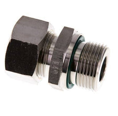 G 3/4'' Außengewinde x 18L Edelstahl Verschraubung mit FKM Dichtung 315 Bar DIN 2353