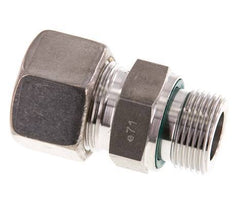 G 3/4'' Außengewinde x 20S Edelstahl Verschraubung mit FKM Dichtung 400 Bar DIN 2353