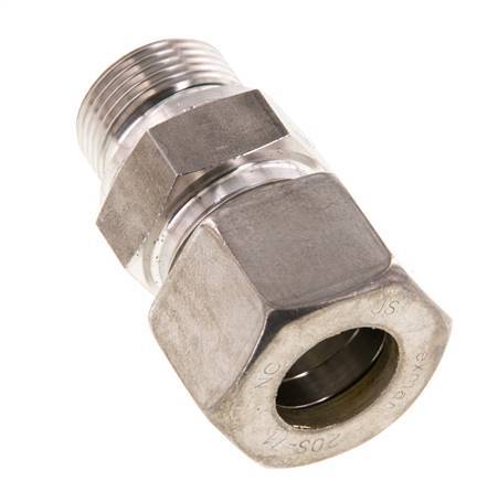 G 3/4'' Außengewinde x 20S Edelstahl Verschraubung mit FKM Dichtung 400 Bar DIN 2353