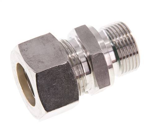 G 3/4'' Außengewinde x 22L Edelstahl Verschraubung mit FKM Dichtung 160 Bar DIN 2353