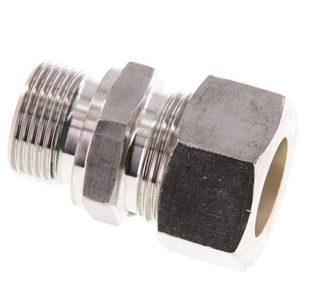 G 3/4'' Außengewinde x 22L Edelstahl Verschraubung mit FKM Dichtung 160 Bar DIN 2353