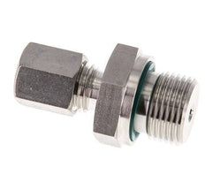 G 3/8'' Außengewinde x 6L Edelstahl-Verschraubung mit FKM-Dichtung 315 bar DIN 2353