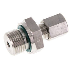 G 3/8'' Außengewinde x 6L Edelstahl-Verschraubung mit FKM-Dichtung 315 bar DIN 2353