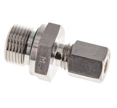 G 3/8'' Außengewinde x 6L Edelstahl-Verschraubung mit FKM-Dichtung 315 bar DIN 2353