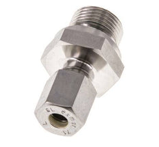 G 3/8'' Außengewinde x 6L Edelstahl-Verschraubung mit FKM-Dichtung 315 bar DIN 2353
