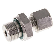 G 3/8'' Außengewinde x 8L Edelstahl-Verschraubung mit FKM-Dichtung 315 bar DIN 2353