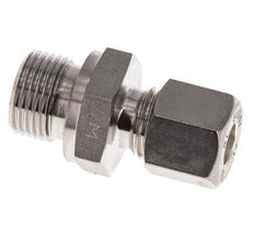 G 3/8'' Außengewinde x 8L Edelstahl-Verschraubung mit FKM-Dichtung 315 bar DIN 2353