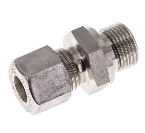 G 3/8'' Außengewinde x 10L Edelstahl-Verschraubung mit FKM-Dichtung 315 bar DIN 2353