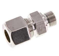 G 3/8'' Außengewinde x 14S Edelstahl-Kompressionsverschraubung mit FKM-Dichtung 630 bar DIN 2353